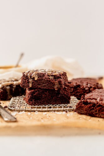 Tahini Brownies Recipe | What Molly Made