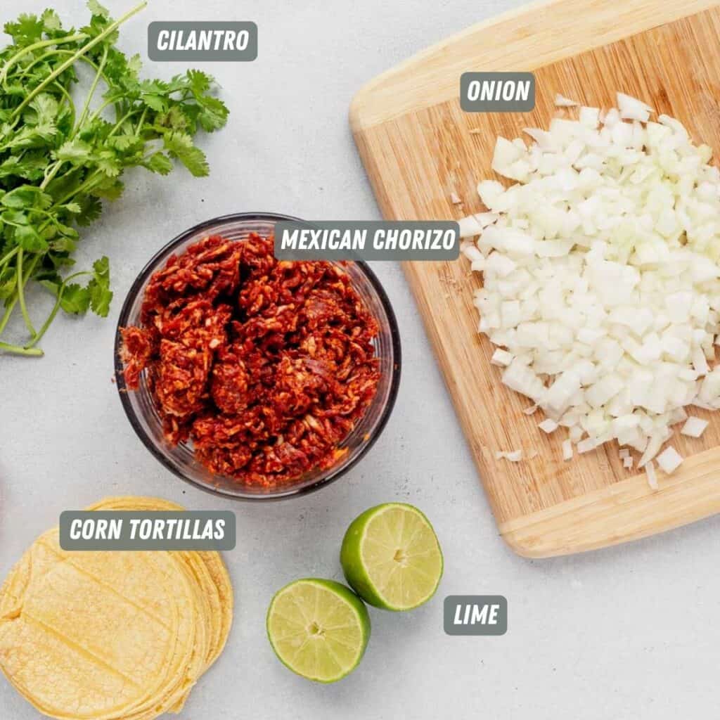 Easy Chorizo Street Tacos Recipe