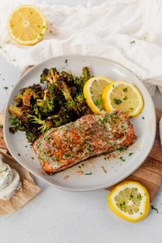 Olive Garden Herb Grilled Salmon | What Molly Made