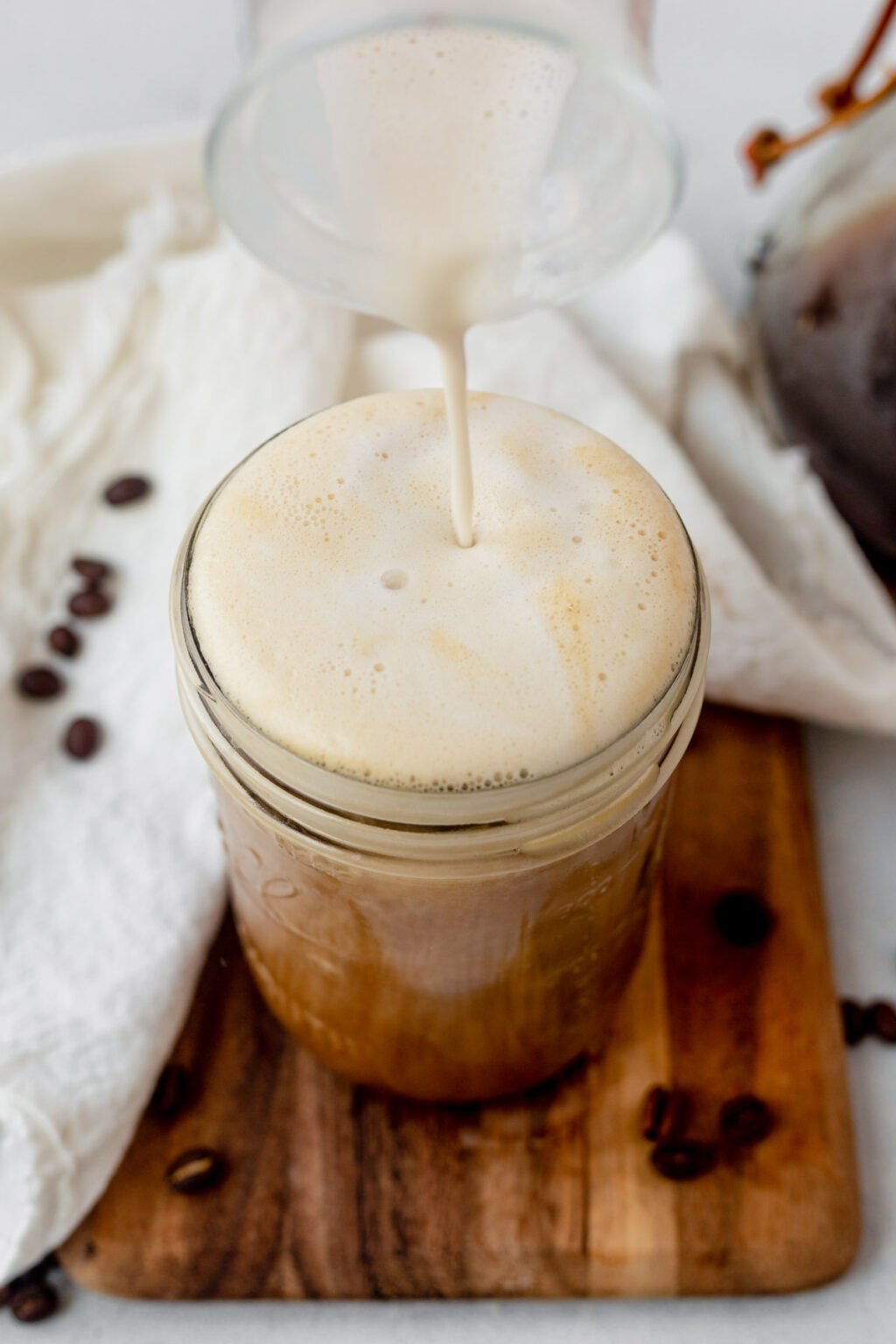 How to Make Vanilla Sweet Cream Cold Foam Starbucks Copycat