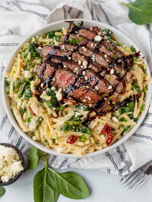 Balsamic Steak Pasta Recipe What Molly Made