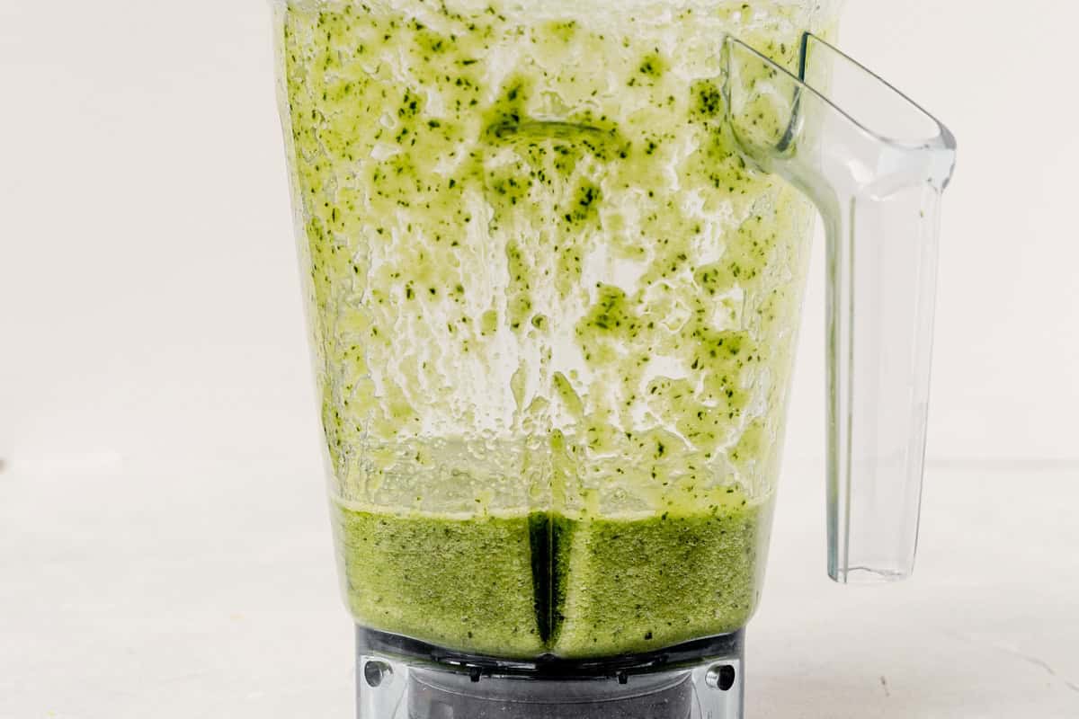 cucumbers blended in a vitamix