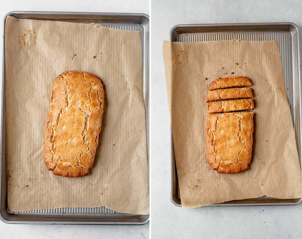 how to make and cut gluten-free biscotti