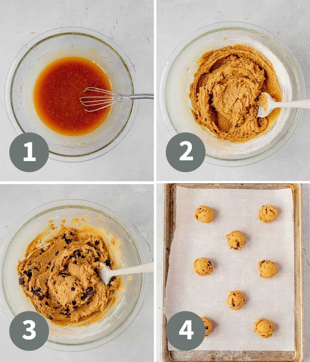 how to make oat flour chocolate chip cookies