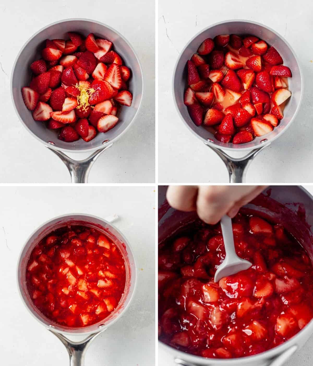 how to make strawberry compote