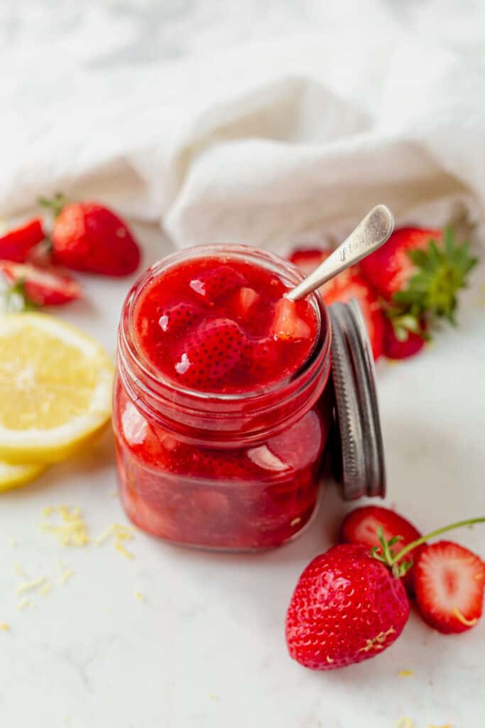 Easy Strawberry Compote (Sauce) What Molly Made