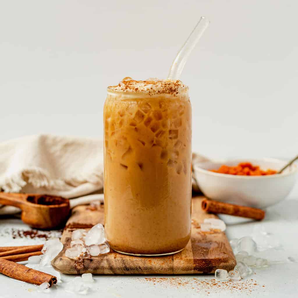 Iced Pumpkin Spice Latte | What Molly Made