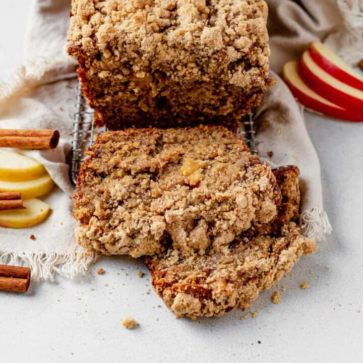 Apple Banana Bread with Crumb Topping What Molly Made