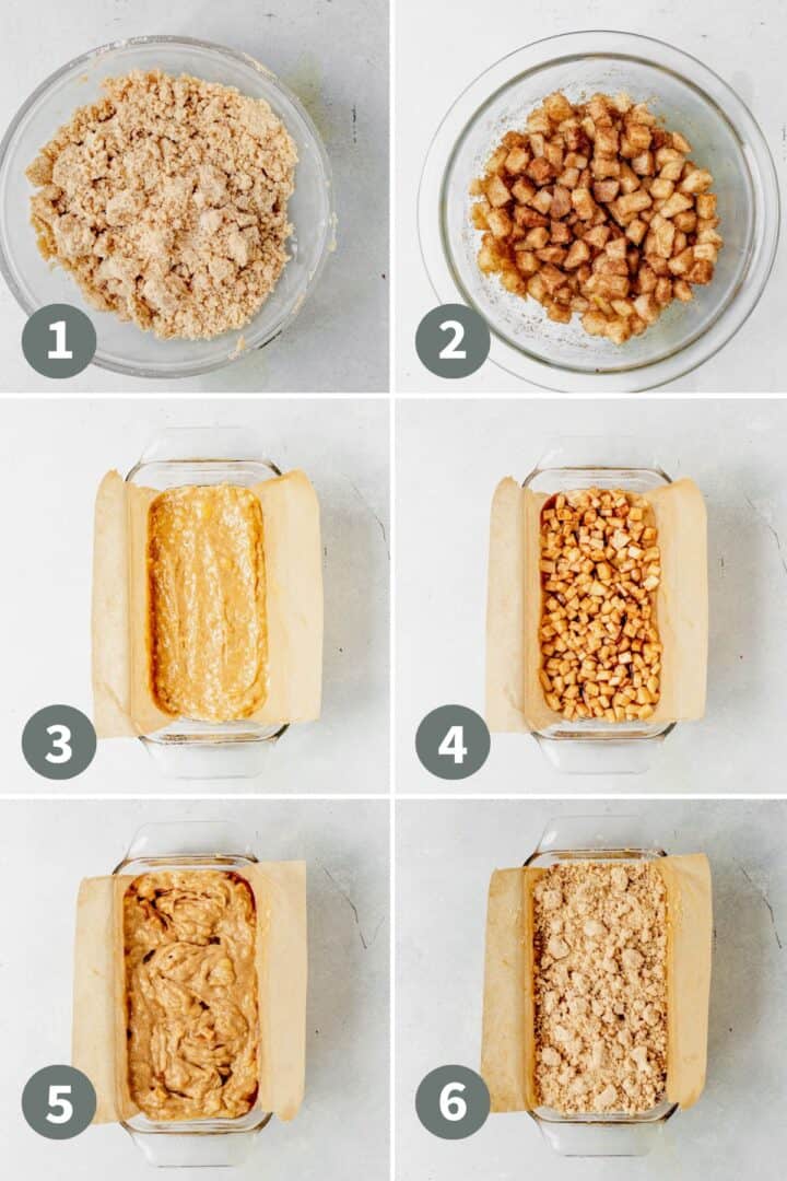 Apple Banana Bread with Crumb Topping What Molly Made