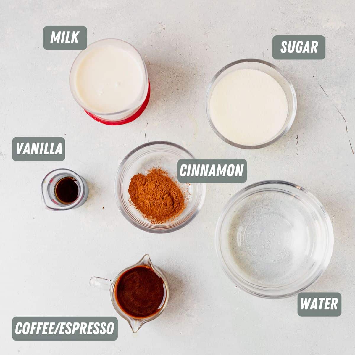 iced cinnamon dolce latte ingredients