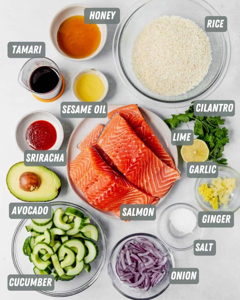 Honey Garlic Salmon Rice Bowl What Molly Made