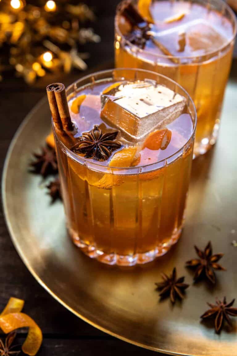 maple bourbon fizz