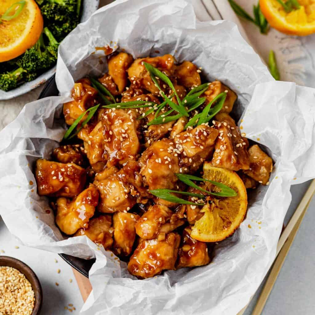 Air Fryer Orange Chicken What Molly Made