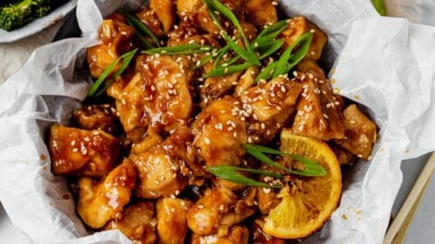 Air Fryer Orange Chicken