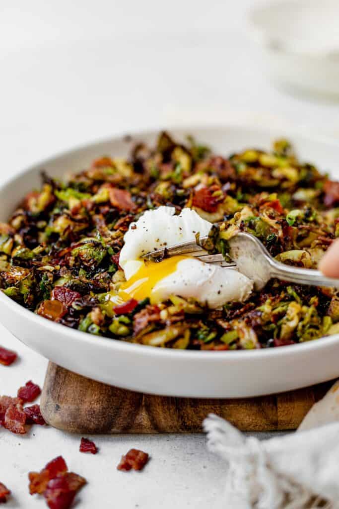 Bacon and Brussels Sprout Hash What Molly Made