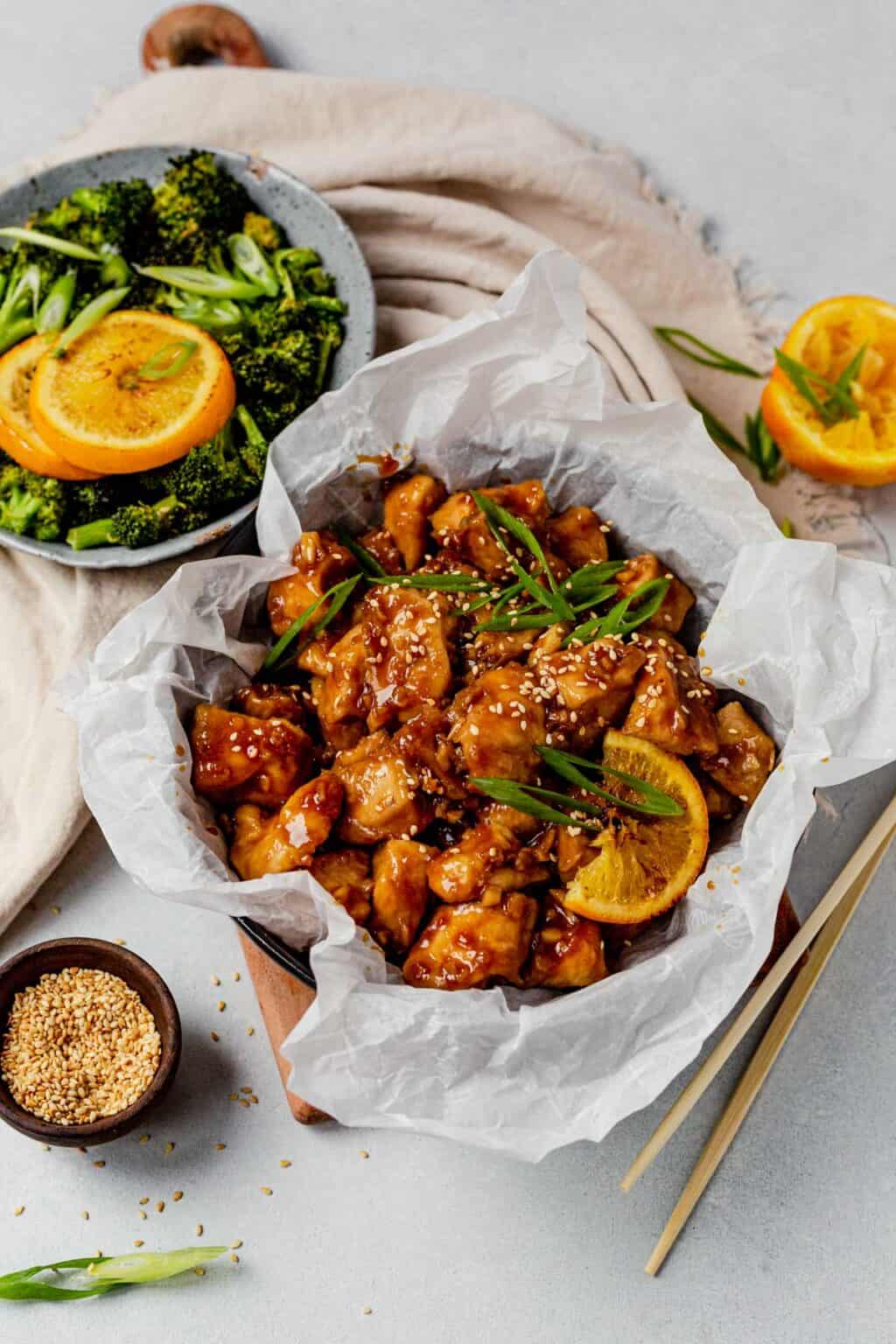 Air Fryer Orange Chicken What Molly Made