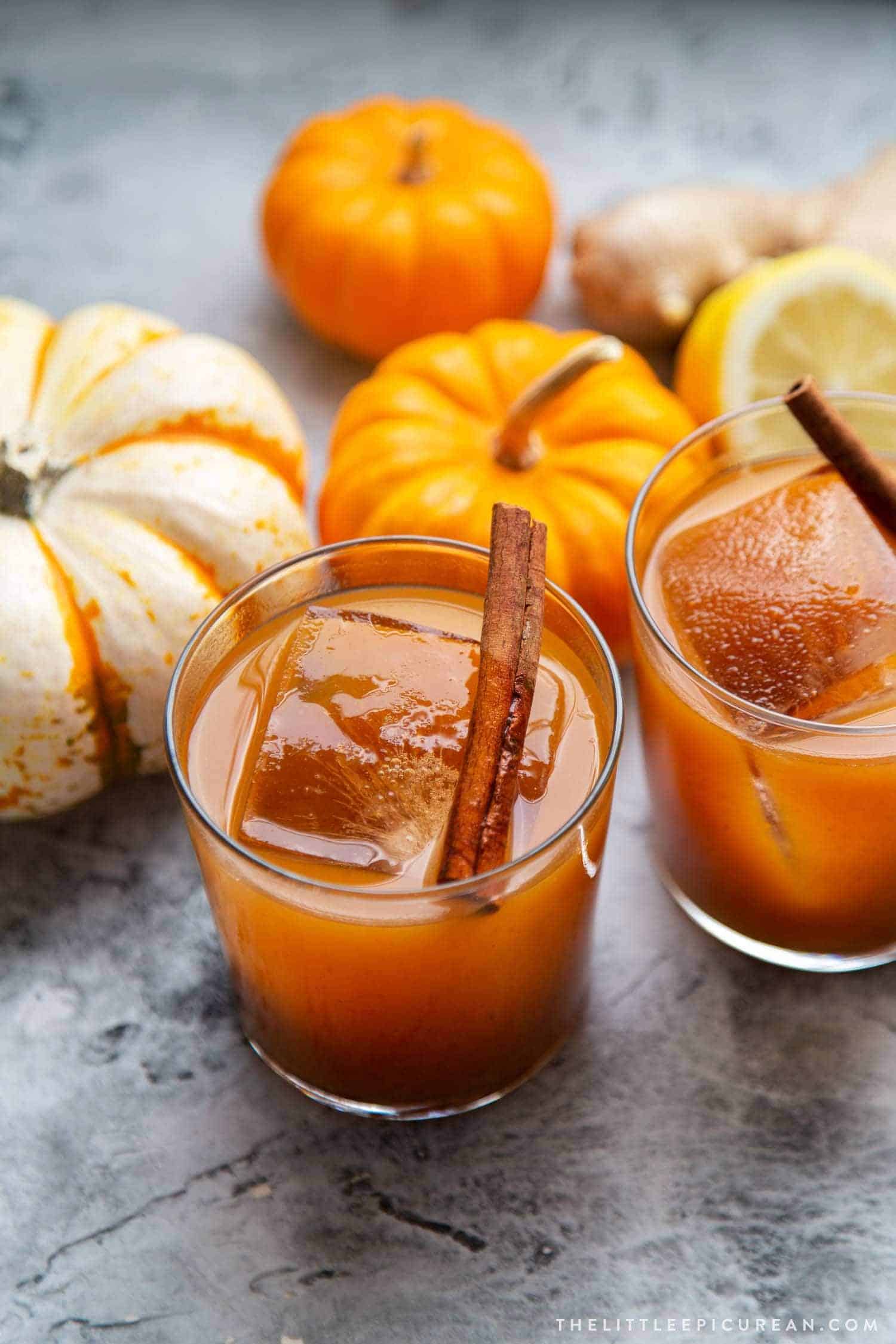 bourbon pumpkin cocktail