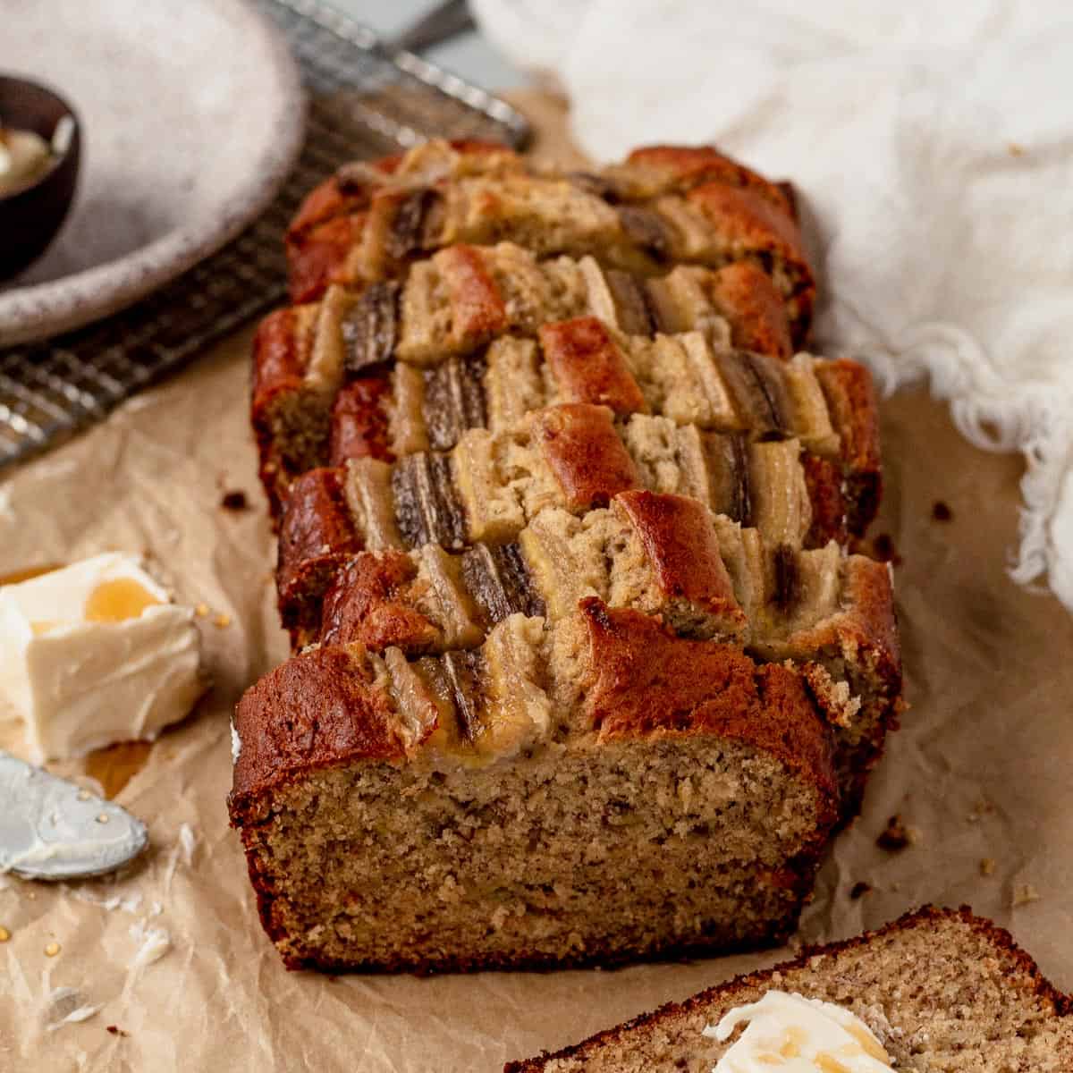 CAST IRON BANANA BREAD - Butter with a Side of Bread