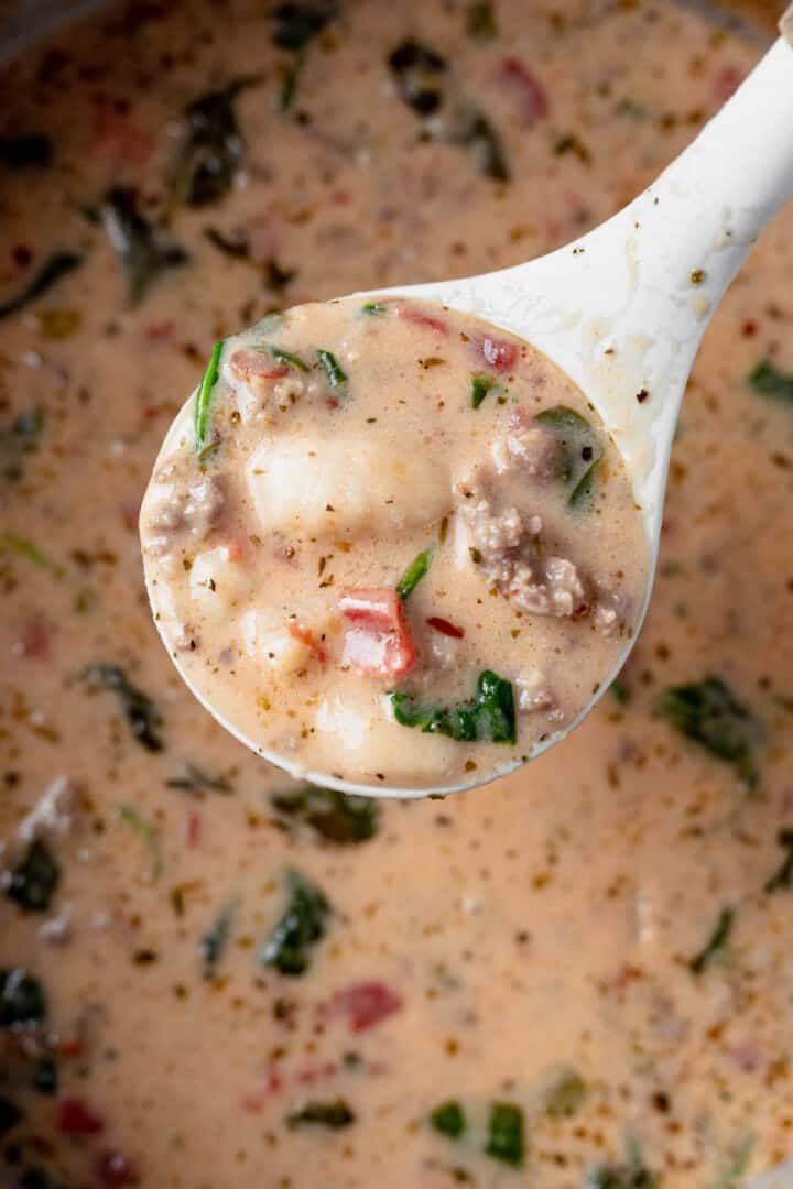 Creamy Sausage Gnocchi Soup What Molly Made