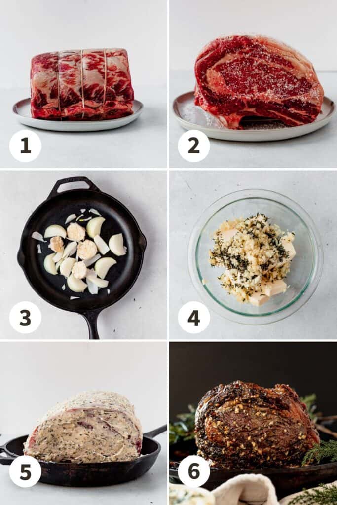 Garlic Herb Standing Rib Roast (Prime Rib) What Molly Made