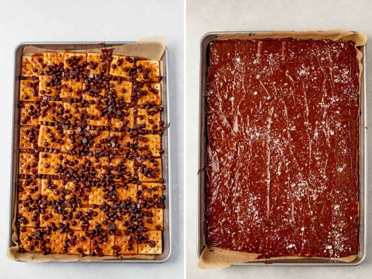 how to make christmas crack toffee