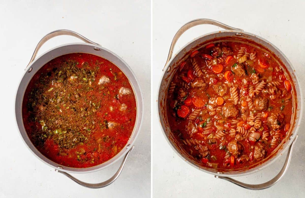 how to make italian meatball soup