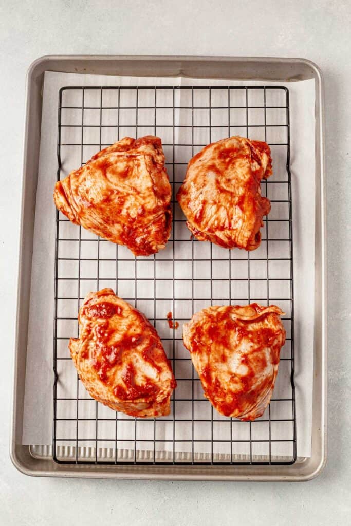 Baked BBQ Chicken Thighs What Molly Made
