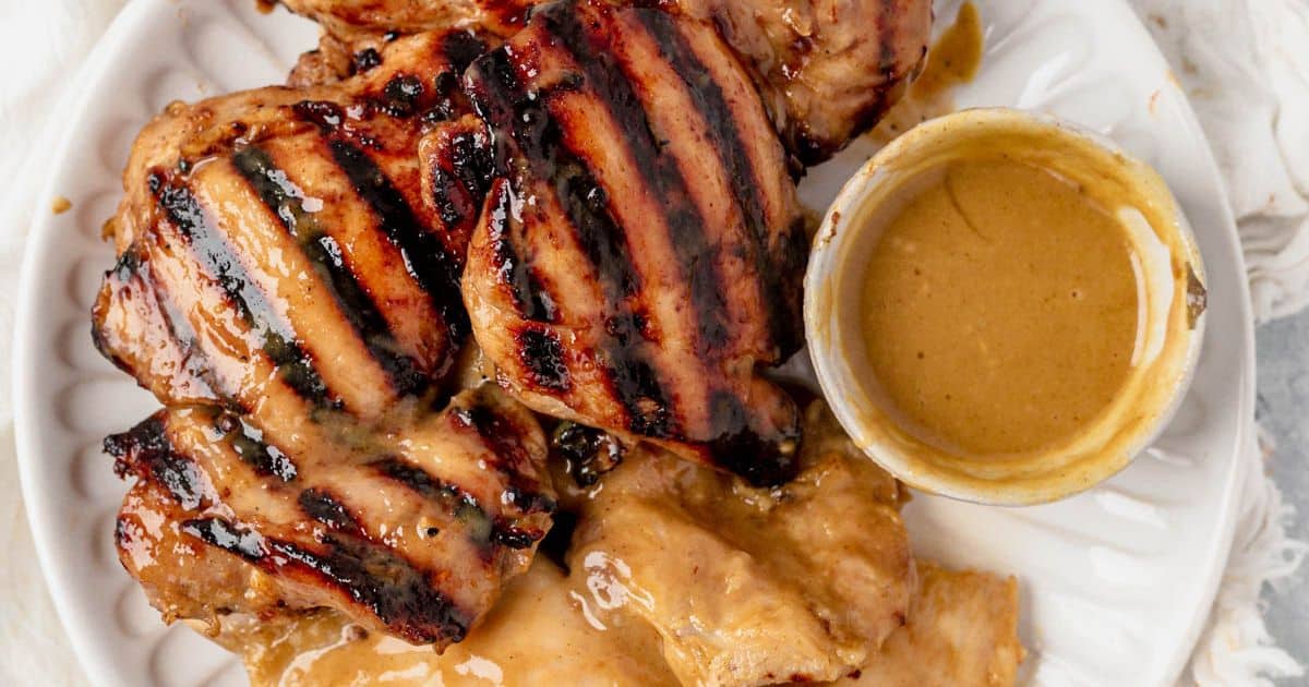 Honey Mustard Chicken Thighs Baked or Grilled What Molly Made