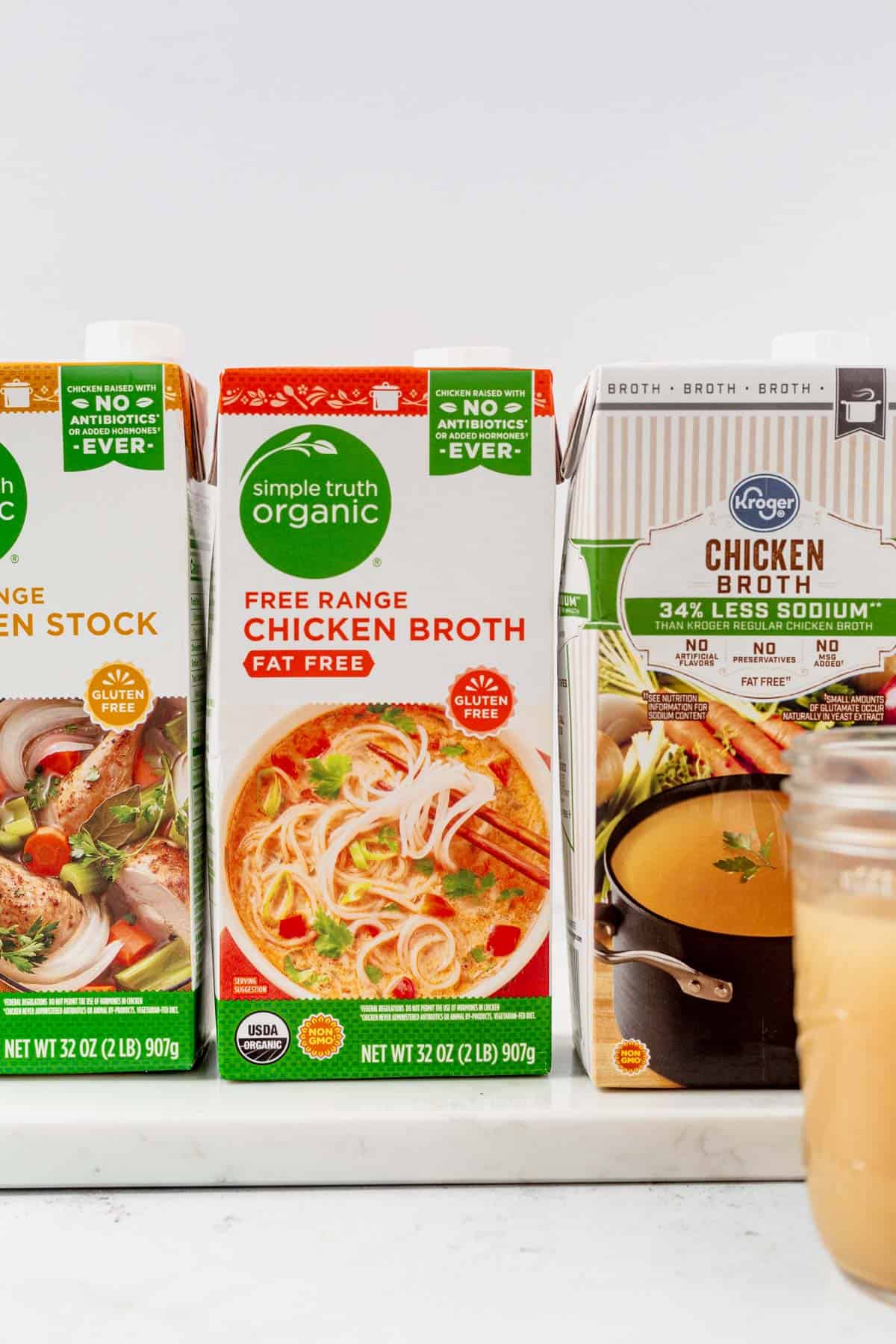 3 boxes of chicken broth