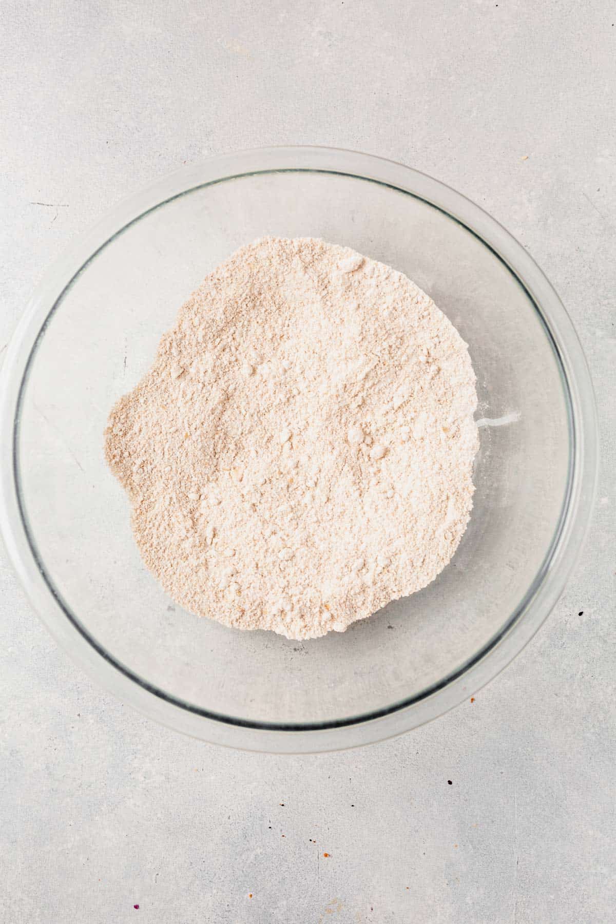 oat flour in a bowl