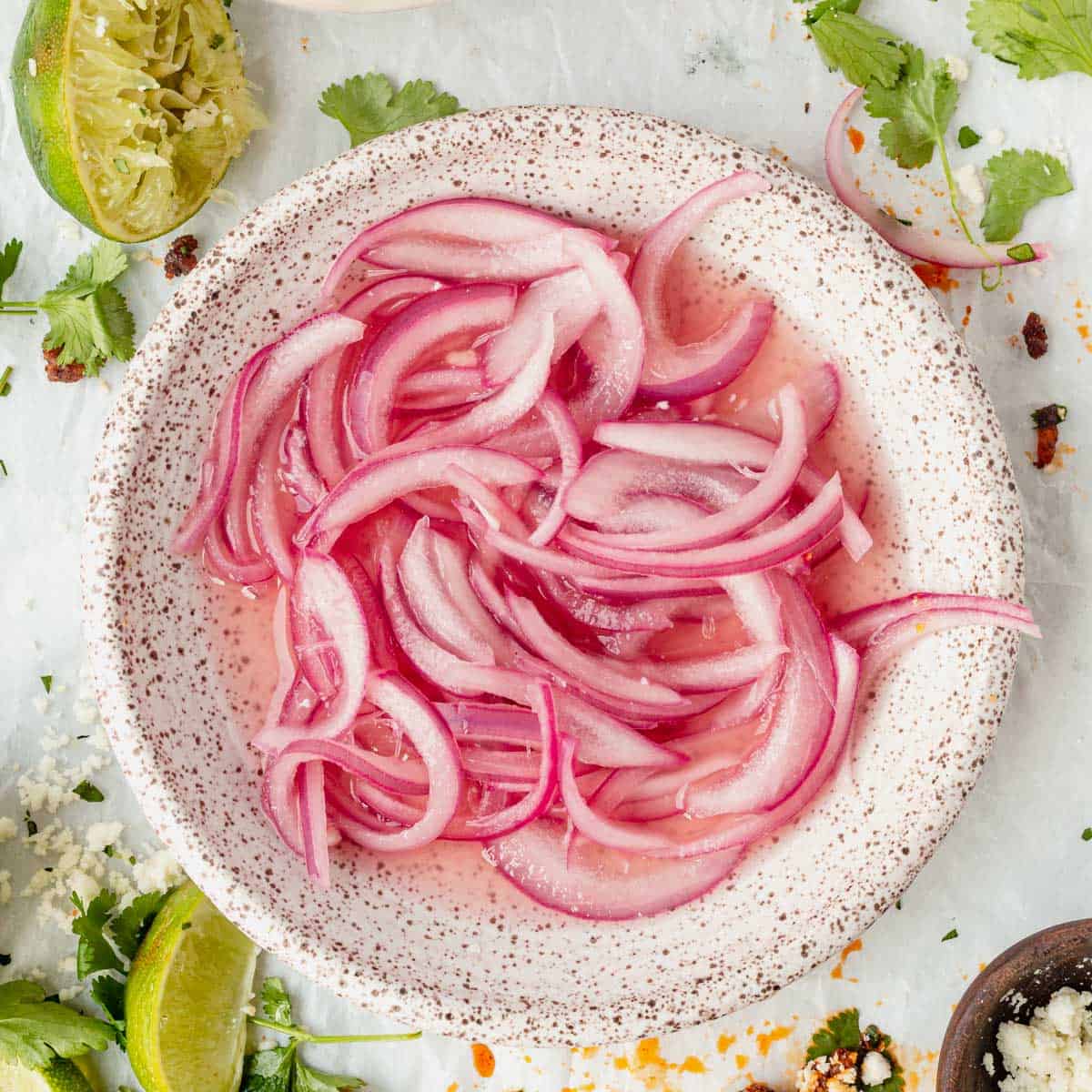 Simple & Delicious Quick-Pickled Red Onions - Inspired Edibles