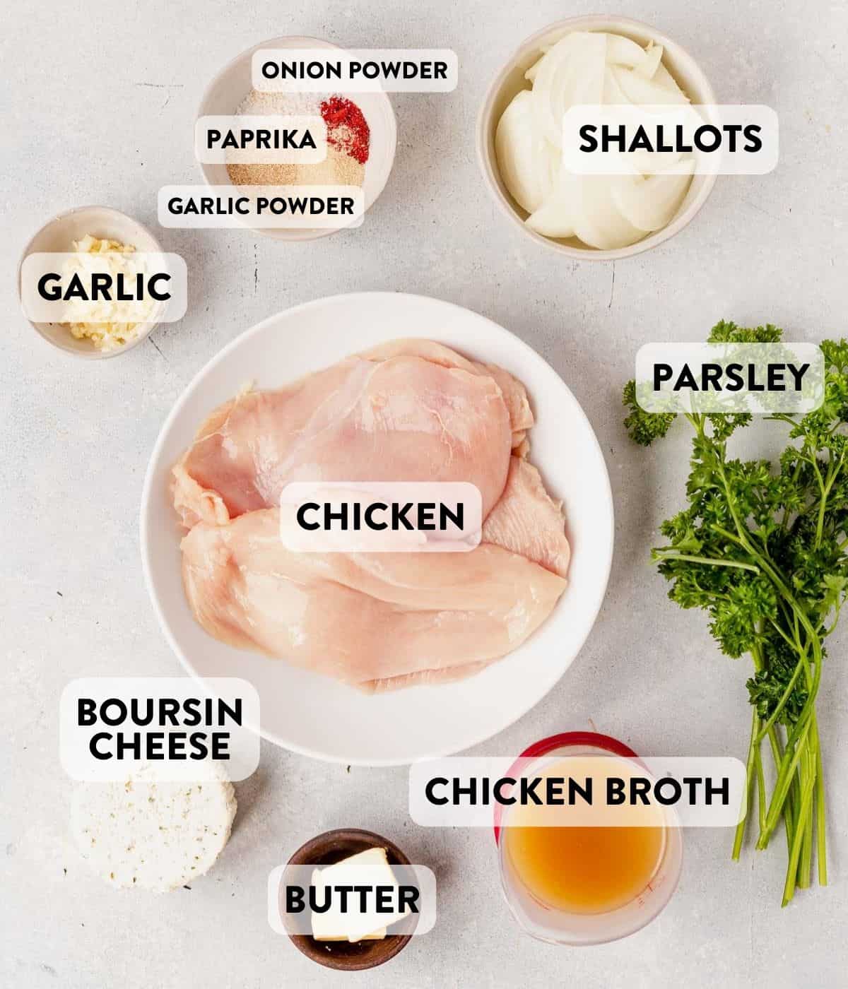 boursin chicken ingredients