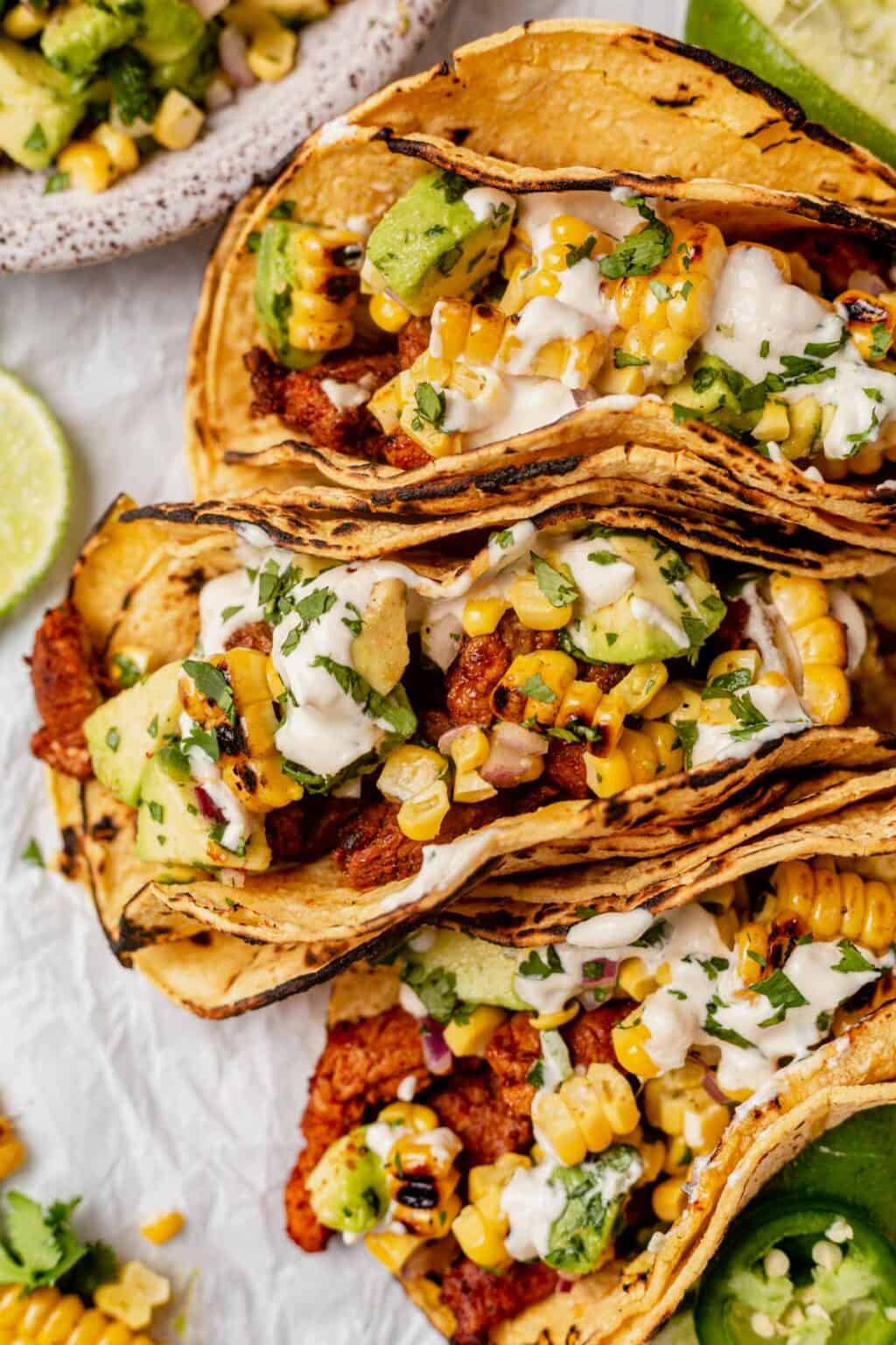 Pork Tenderloin Tacos with Corn Salsa What Molly Made