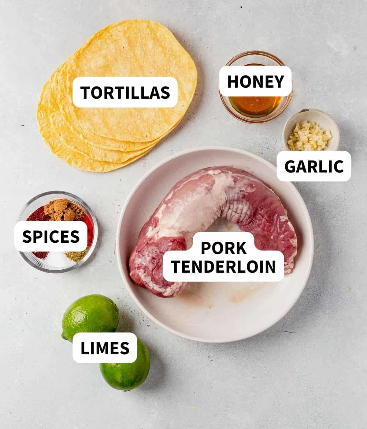 pork tenderloin taco ingredients