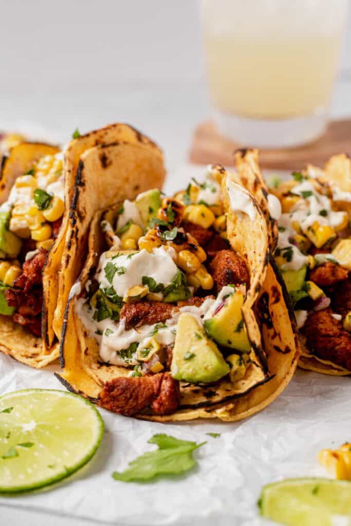 Pork Tenderloin Tacos with Corn Salsa What Molly Made