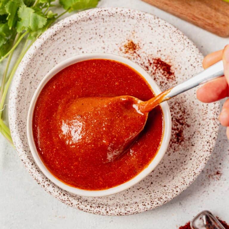 GlutenFree Enchilada Sauce (Homemade & Easy!)