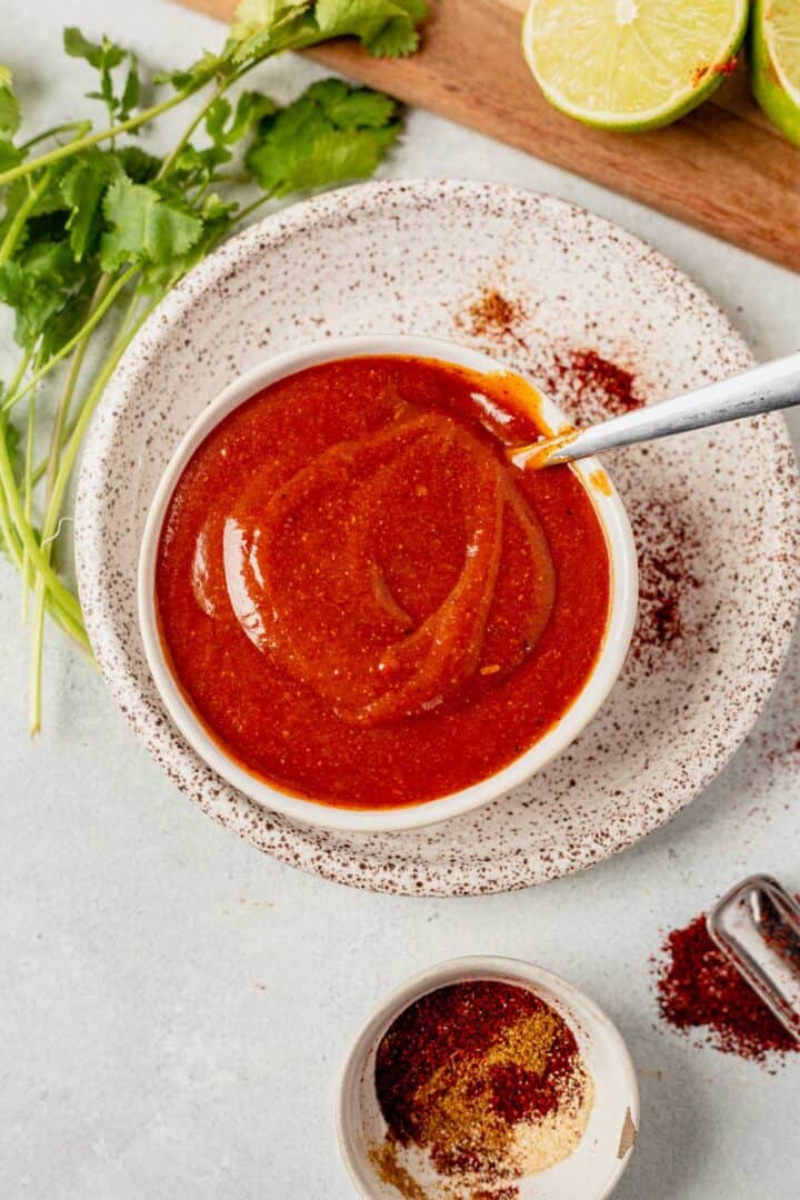 GlutenFree Enchilada Sauce (Homemade & Easy!)
