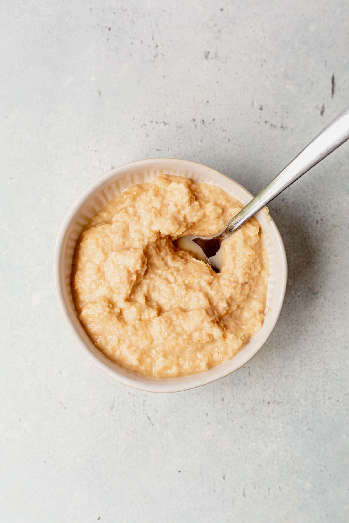 prepared horseradish in a bowl