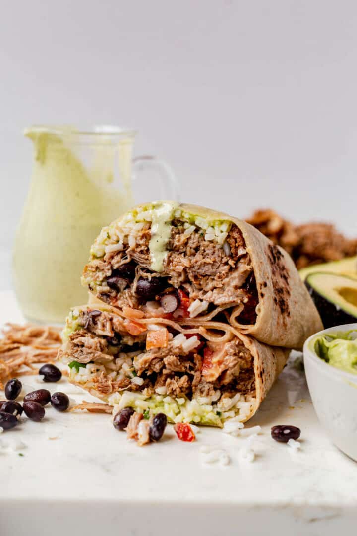 Pork Carnitas Burrito Recipe (Chipotle Copycat)