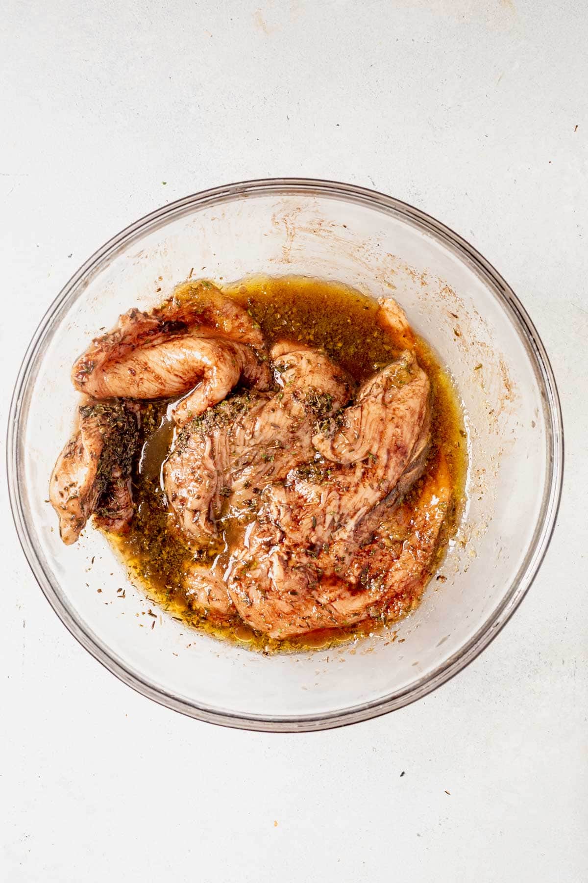 chicken breast in a balsamic marinade