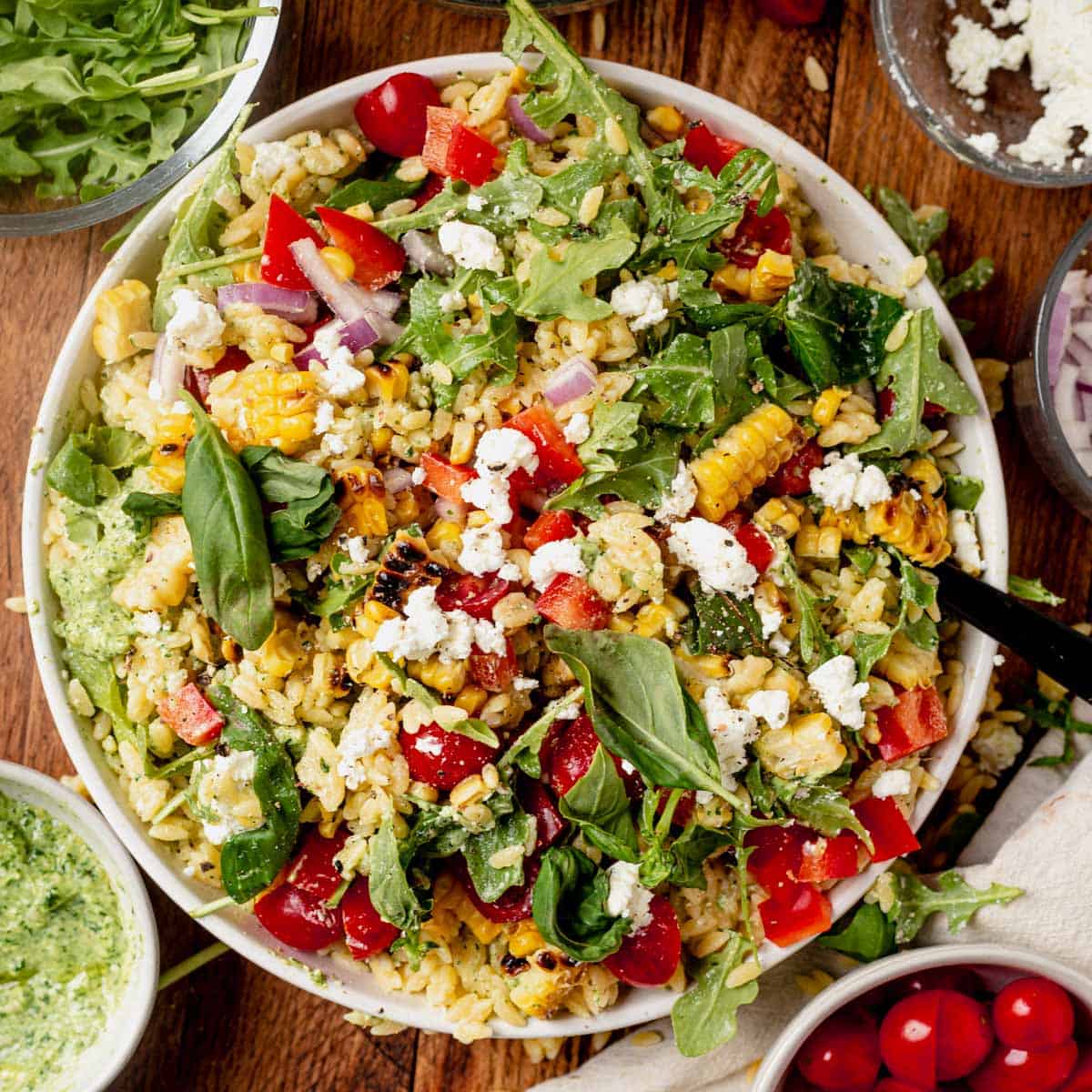 Summer Orzo Pasta Salad-image