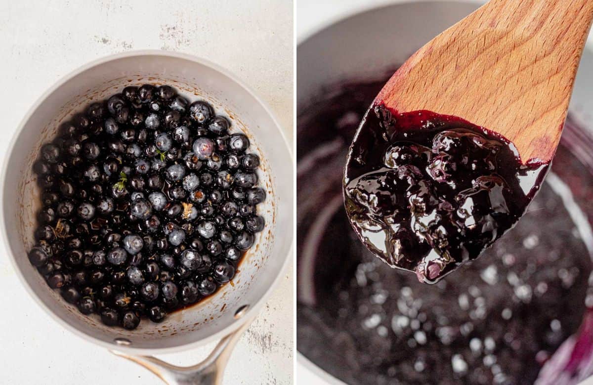 how to make blueberry compote