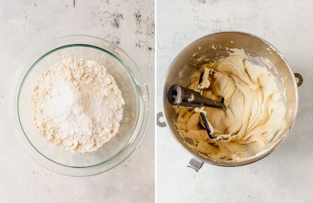 how to add dry ingredients to coffee cake batter