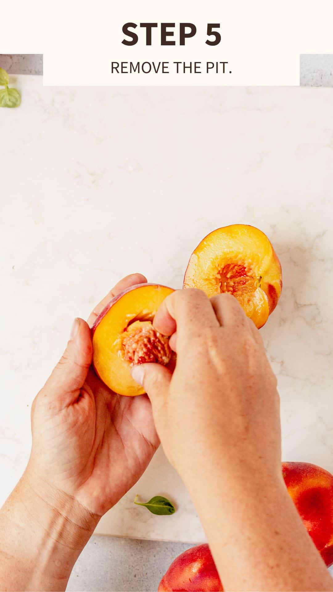 how to cut a peach7