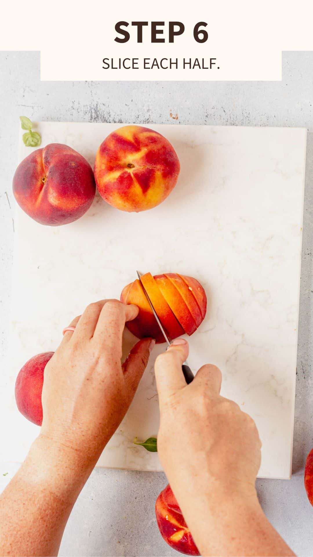 how to cut a peach8