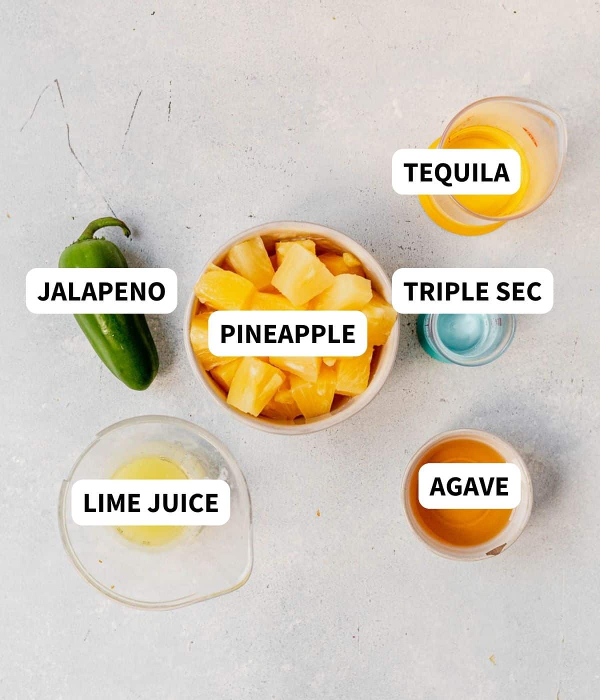 spicy pineapple margarita ingredients