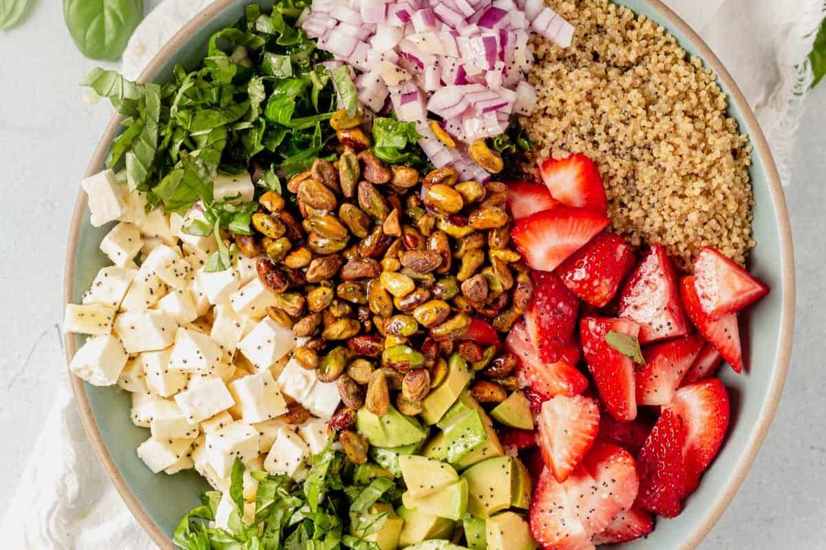 how to make quinoa salad with feta