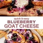 blueberry vanilla goat cheese