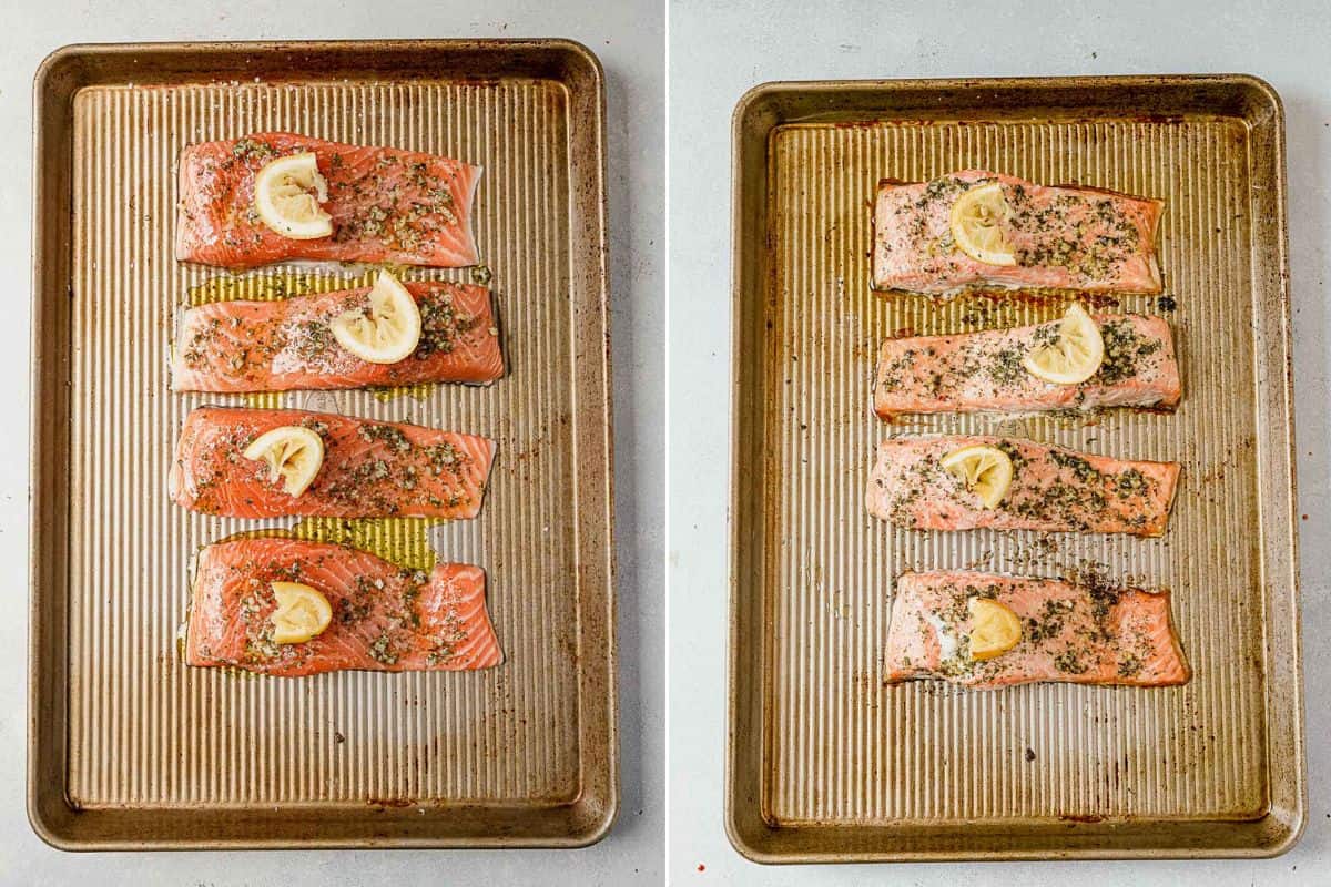 how to bake salmon