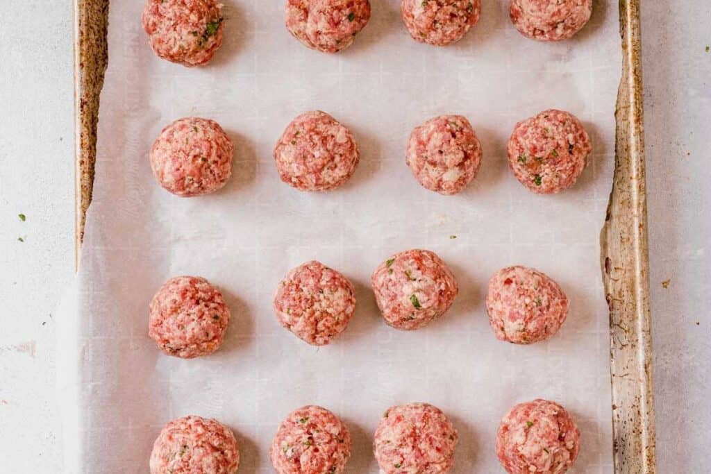 How Long to Bake Meatballs (Italian Baked Meatballs Recipe!)